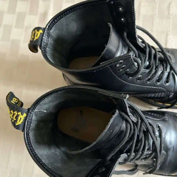 Dr. Martens 1460 Leather Industrial Lace Up Boots