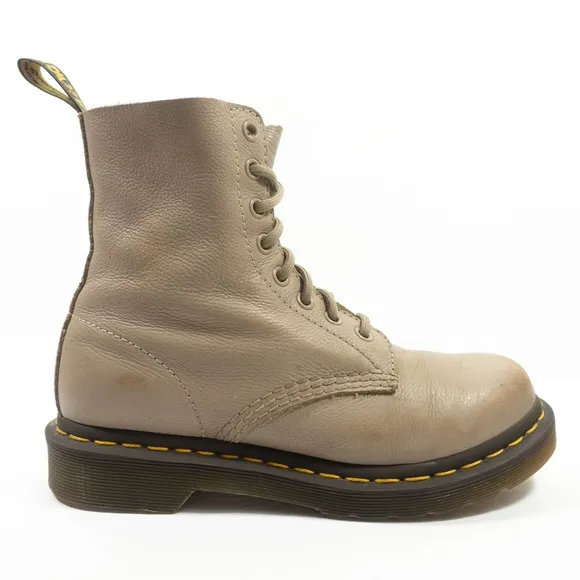 Dr Martens 1460 Pascal Leather Lace Up Boots - Women's Size 6
