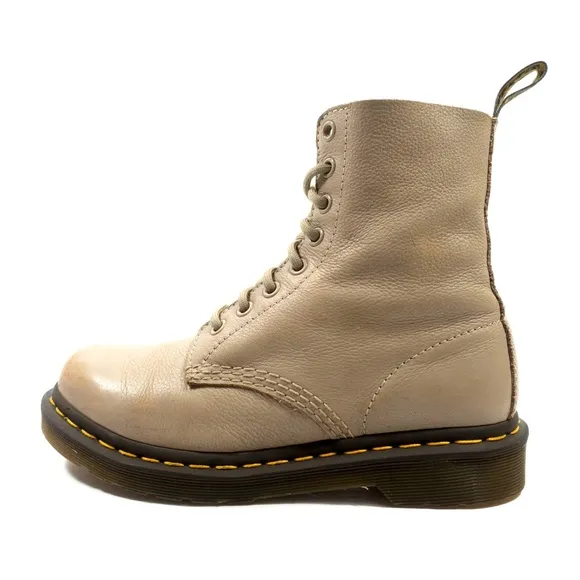 Dr Martens 1460 Pascal Leather Lace Up Boots - Women's Size 6