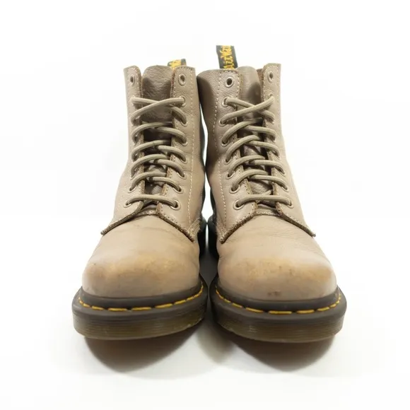 Dr Martens 1460 Pascal Leather Lace Up Boots - Women's Size 6