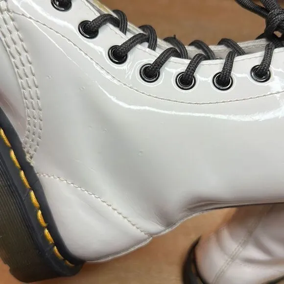 Dr. Martens 1460 Patent Leather Lace Up Boots