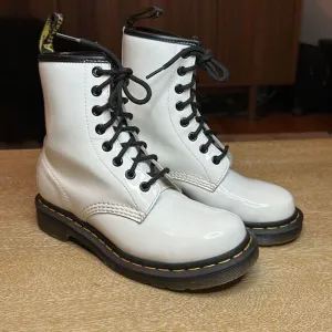 Dr. Martens 1460 Patent Leather Lace Up Boots
