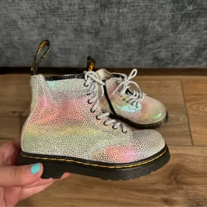 Dr. Martens 1460 Rainbow Glitter Lace Up Boots Size: 9