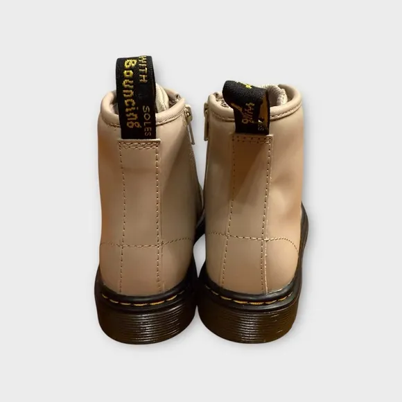 Dr. Martens 1460 Taupe Lace Up Ankle Boots