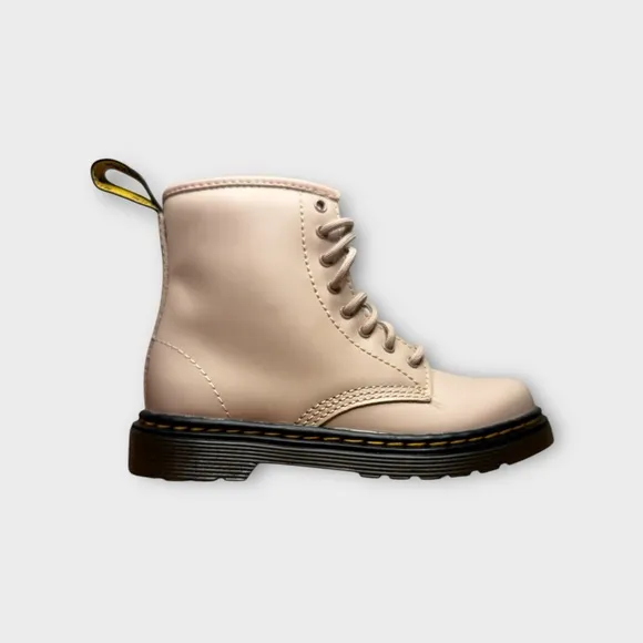 Dr. Martens 1460 Taupe Lace Up Ankle Boots