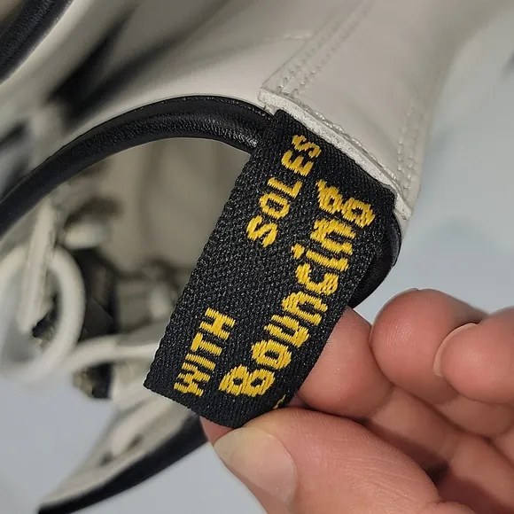 Dr. Martens 1460 Twin Zip Lace Up White Leather Women's Ankle Boots