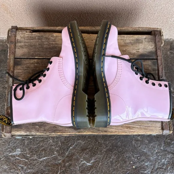 Dr. Martens 26425 Pink Patent Leather Boot