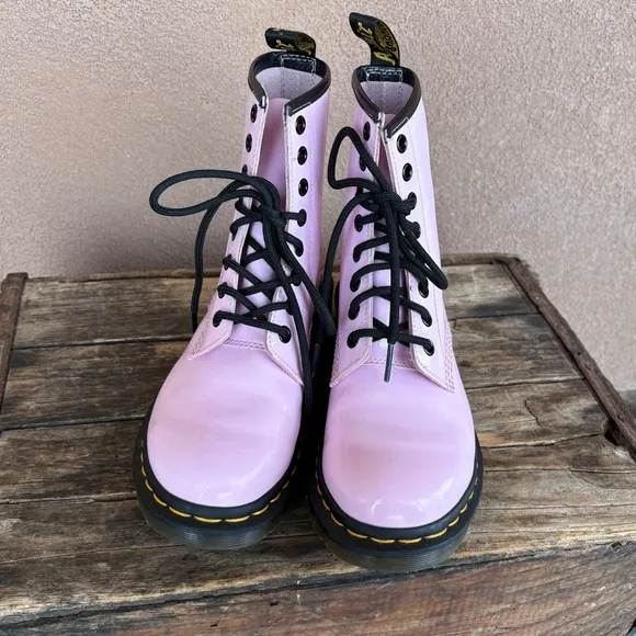 Dr. Martens 26425 Pink Patent Leather Boot
