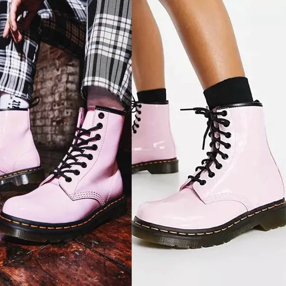 Dr. Martens 26425 Pink Patent Leather Boot