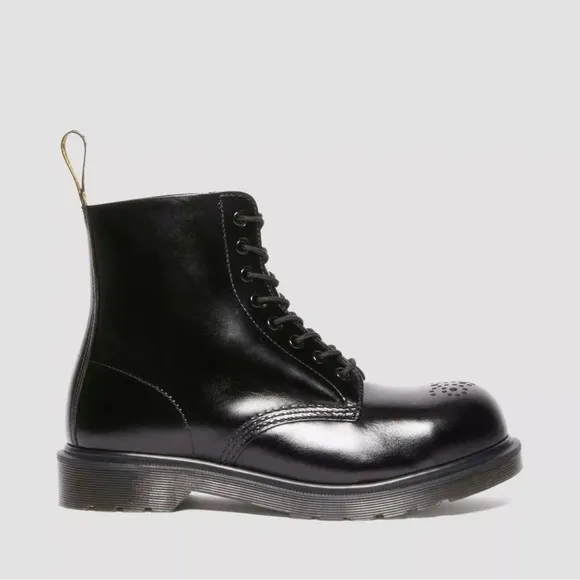 Dr. Martens Black 1460 Analine Leather Boots Women Size 7