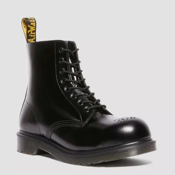 Dr. Martens Black 1460 Analine Leather Boots Women Size 7