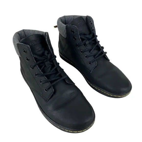 Dr Martens Black Ankle Boots Booties Women’s Size 9 Lace Up