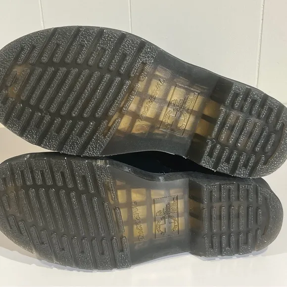 Dr. Martens Black Flame Boots