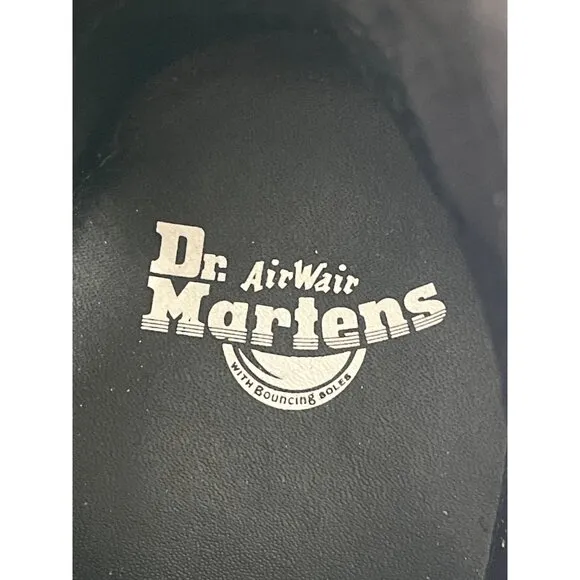 Dr. Martens Black Leather Jadon Platform Boots Men's 10 Piercing Napa Leather