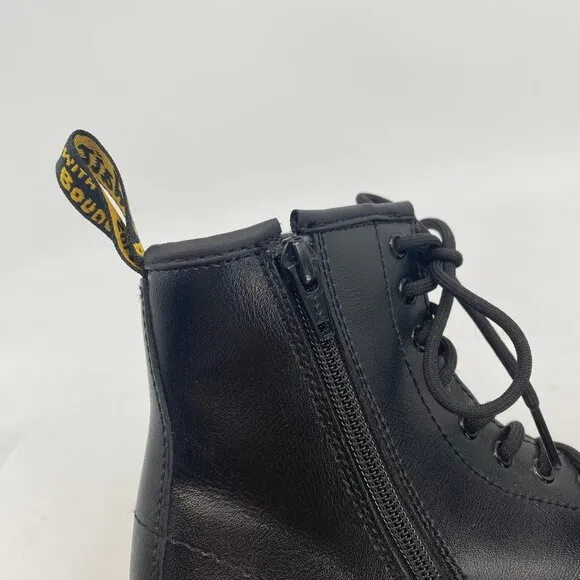Dr. Martens Black Zavala J Kids Lace Up Boots | Size 2G