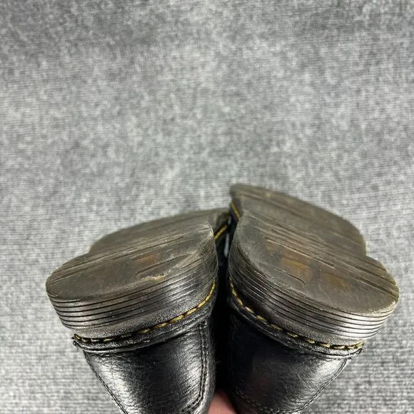 Dr Martens Boyle Black Leather Slip On Shoes Loafers Mens 13 Casual Work