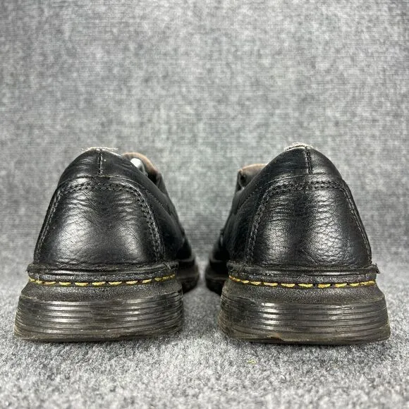 Dr Martens Boyle Black Leather Slip On Shoes Loafers Mens 13 Casual Work
