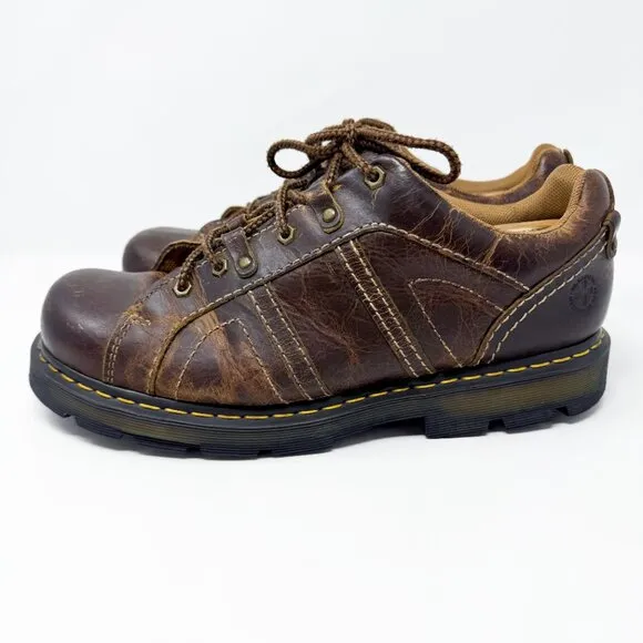 Dr. Martens Brown Leather Atlanta Lace Up Boots Men's Size 13 VGUC