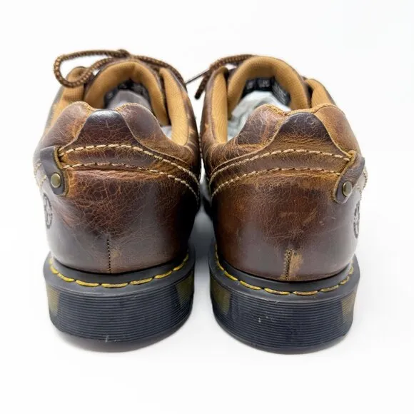 Dr. Martens Brown Leather Atlanta Lace Up Boots Men's Size 13 VGUC