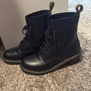 Dr. Martens Combat Boots Clemency Heeled Lace Up - NWOT