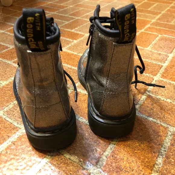 Dr Martens Glitter Lace-up Boots 1460 Size 1