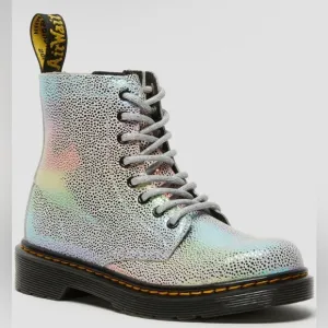 Dr. Martens JUNIOR 1460 PASCAL IRIDESCENT LACE UP BOOTS