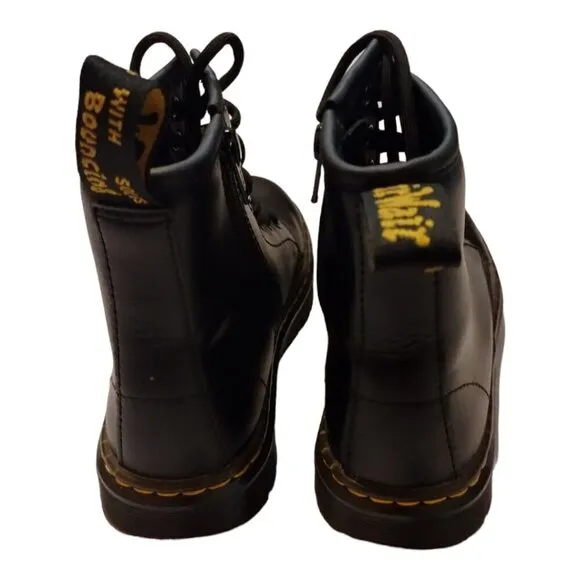 Dr. Martens Kids ZAVALA J Ankle‎ Boots Size US2 EU33 Black Leather Lace Up