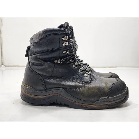 Dr Martens Men's  Industrial Steel Toe Safety Boots Black 7A64 AW501 Size 9M