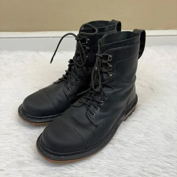 Dr. Martens Men’s Sabien Black Leather Boots Size 8