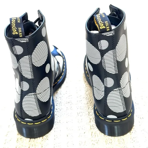 Dr. Martens Polka  Dots Leather Lady’s Ankle Boots.