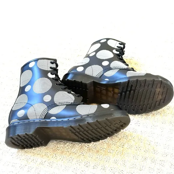 Dr. Martens Polka  Dots Leather Lady’s Ankle Boots.