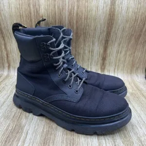 Dr. Martens Tarik Combat Boots Men's Size 10 Black Ankle Utility Lace Up