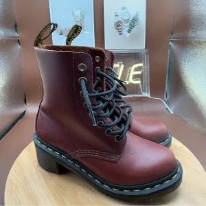 Dr. Martens Women’s Clemency Lace-Up Boots Brown Sz 5