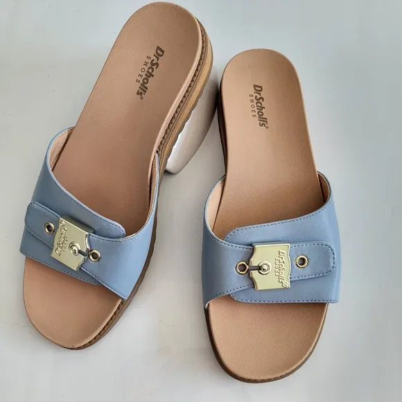 Dr. Schooll's Island Icon Buckle Slide Sandals.