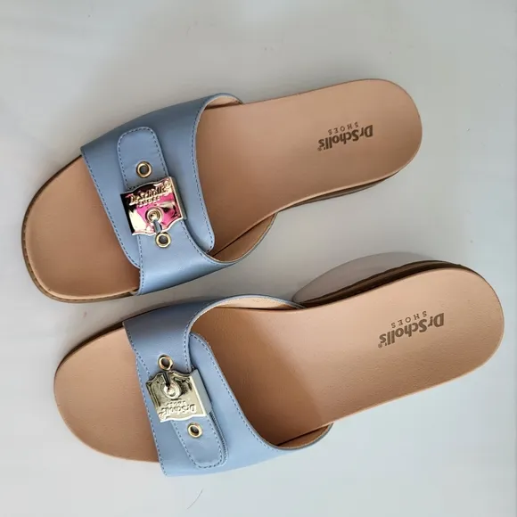 Dr. Schooll's Island Icon Buckle Slide Sandals.