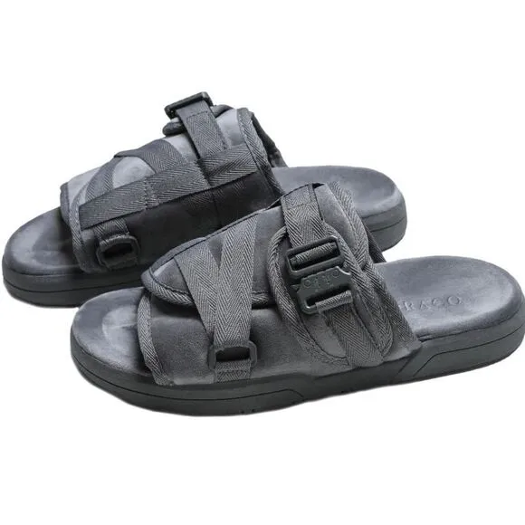 DRACO Cool Grey Dracos Slides Size 9-10 NWT in packaging