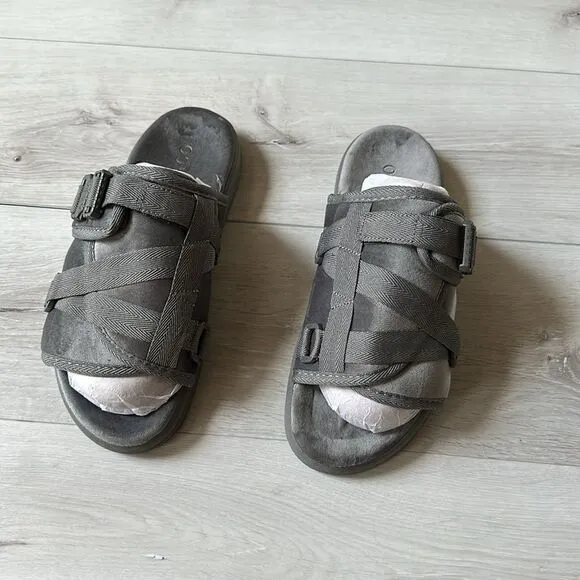 DRACO Cool Grey Dracos Slides Size 9-10 NWT in packaging