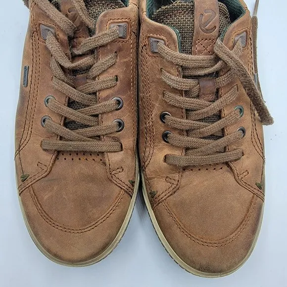 Ecco Byway Tred GTX Sneakers Mens 6 Goretex Shoes Brown Outdoor Casual Lace Up