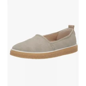 ECCO Crepetray Womens Slip On Loafers Leather Shoes Sz 11 EU 42 Color Sage Grey