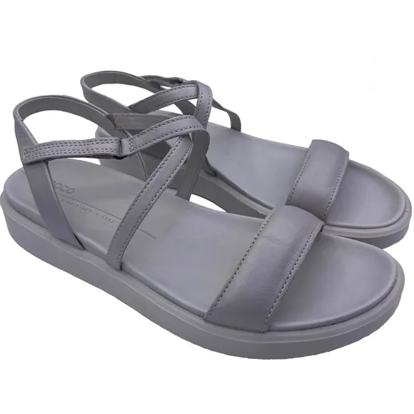 ECCO flowt leather strappy sandals women Size 10