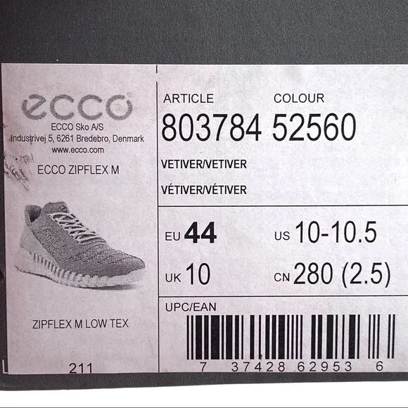 Ecco Men's ZipFlex M Outdoor Sneakers