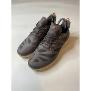Ecco Phorene Hydromax Women's Gray Leather Casual Sneakers Sz EU39 US 8-8.5