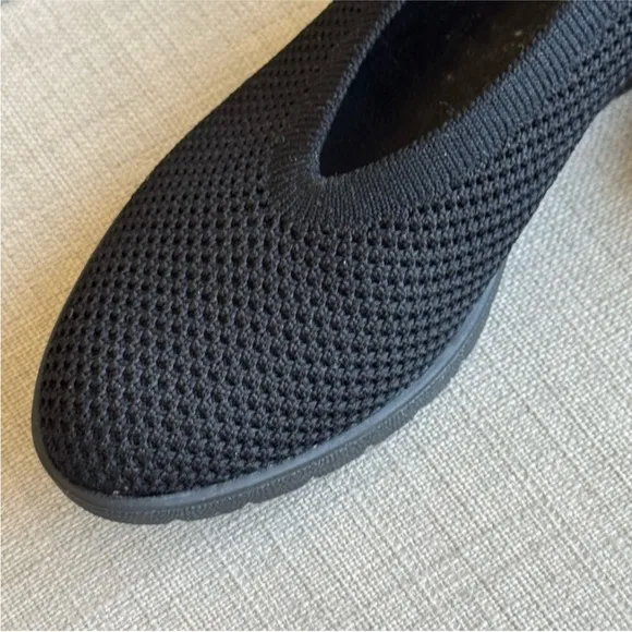 Eileen Fisher Black Knit Flats