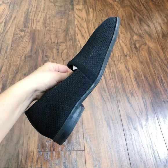 Eileen Fisher • Demi Recycled Stretch Knit Loafer flat slip on black