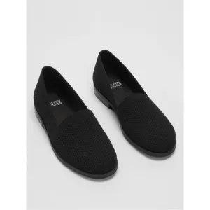 Eileen Fisher • Demi Recycled Stretch Knit Loafer flat slip on black