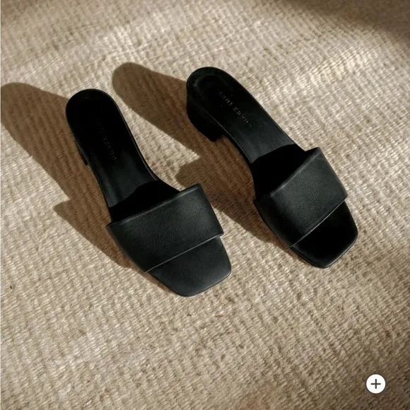 Elegant Black Women's Slide Sandals