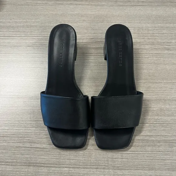 Elegant Black Women's Slide Sandals