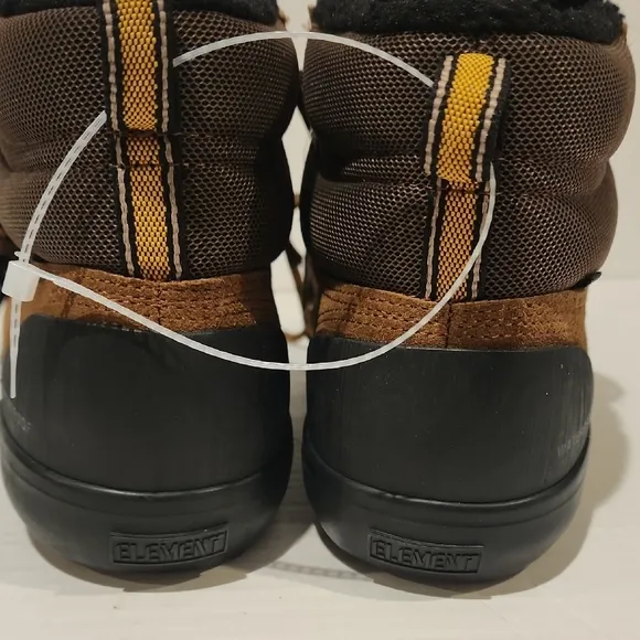 ELEMENT water resistant leather skateboarding shoes Mens High Top Sneakers Mid W