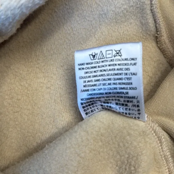 Essentials Fear Of God Beige Hoodie