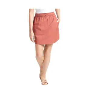 Evereve Sundry Sunday Skirt Bungee Drawstring Terracotta Rust Orange Size Medium
